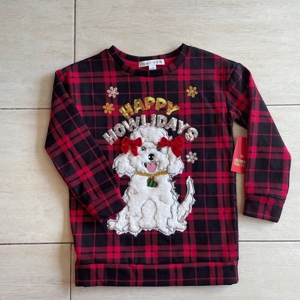 NEW CELEBRATE TOGETHER HAPPY HOWLIDAYS SZ XL! - 0142